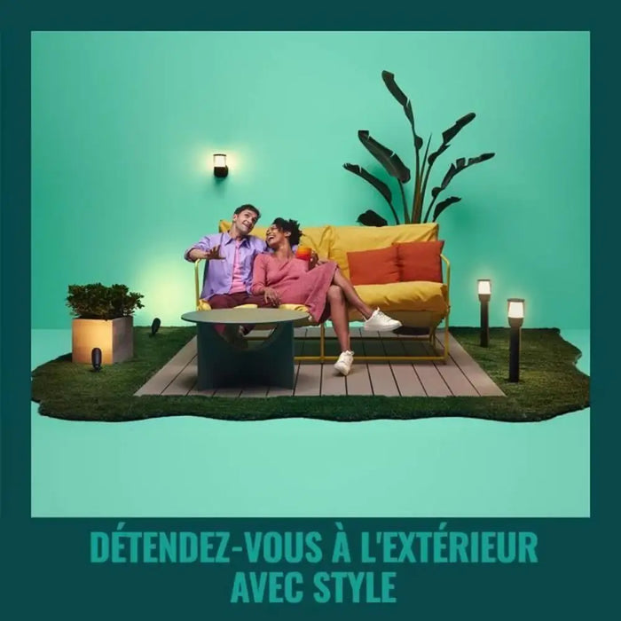 Solar garden lights Wiz Black Metal - Декорация и Осветление<<<Дом Градина<<<BigBuy&&&LED Осветление<<<Декорация и