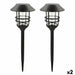 Solar lamp Aktive 17 x 58 x 17 cm (2 Units) - Декорация и Осветление<<<Дом Градина<<<BigBuy&&&Соларно