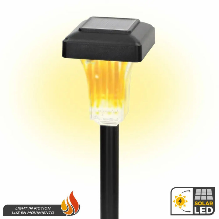 Solar lamp Aktive 6 x 33 x 6 cm (6 Units) - Декорация и Осветление<<<Дом Градина<<<BigBuy&&&Соларно
