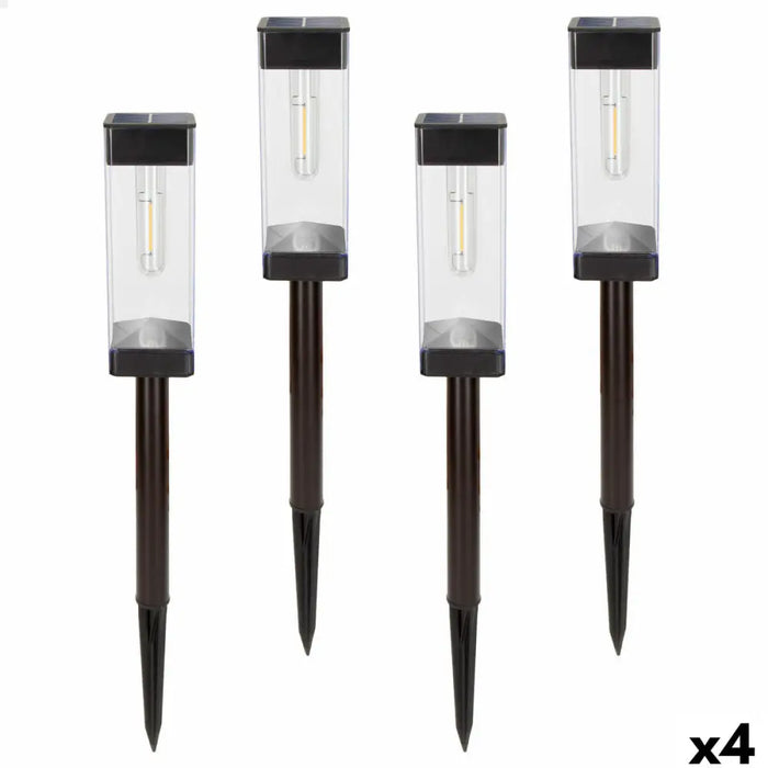 Solar lamp Aktive 6 x 55 x 6 cm (4 Units) - Декорация и Осветление<<<Дом Градина<<<BigBuy&&&Соларно
