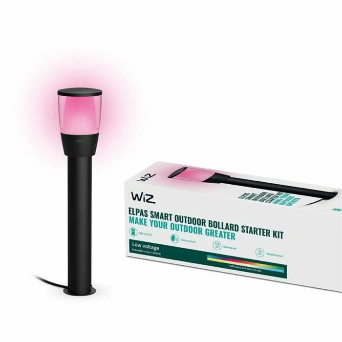 Solar lamp Wiz Elpas Black 400 lm - Декорация и Осветление<<<Дом Градина<<<BigBuy&&&Соларно осветление<<<Декорация и