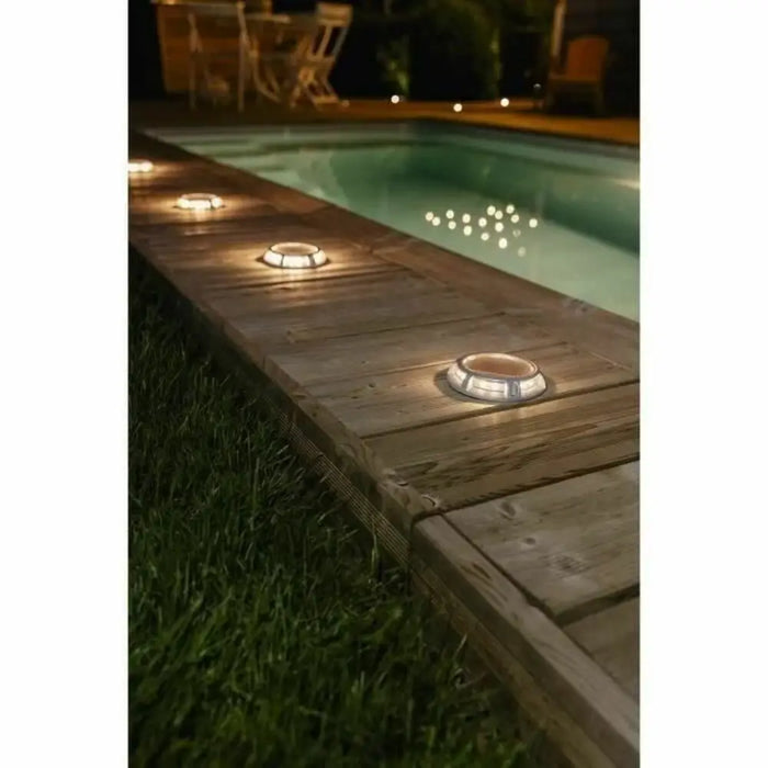 Solar-powered spotlight Galix Floor Aluminium - Декорация и Осветление<<<Дом Градина<<<BigBuy&&&LED