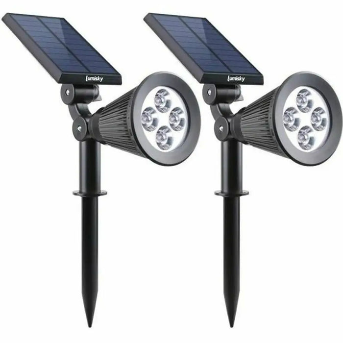 Solar-powered spotlight Lumisky 3760119732779 Adjustable 2-in-1 (2 Units) - Декорация и Осветление<<<Дом