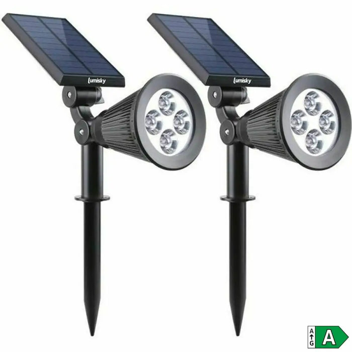 Solar-powered spotlight Lumisky 3760119732779 Adjustable 2-in-1 (2 Units) - Декорация и Осветление<<<Дом