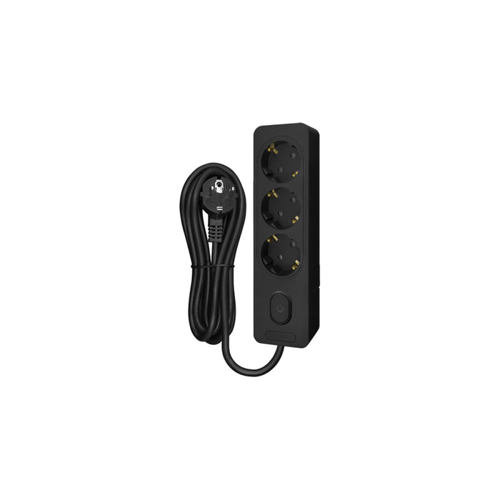 SPLITTER 3 SOCKETS AND 1.5M CABLE BLACK WITH SONEX KEY