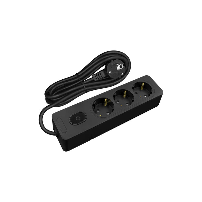 SPLITTER 3 SOCKETS AND 5M CABLE BLACK WITH SONEX KEY