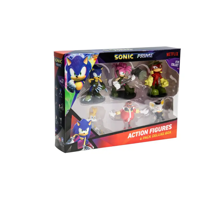 SONIC PRIME - FIGURKA AKCJI - ZESTAW 6 FIGUREK [DELUXE BOX] - CollectablesFIG-KOL<<<(Games and toys)