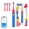 Sonic toothbrush for kids with app and tip set Bitvae BVK7S (blue) - Sonic toothbrushes<<<Sonic toothbrushes<<<Health