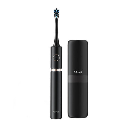 Sonic toothbrush with head set and case FairyWill FW-P11 (Black) - Sonic toothbrushes<<<Sonic toothbrushes<<<Health