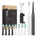 Sonic toothbrushes with tips set and 2 holders Bitvae D2 + D2 (white and black) - Sonic toothbrushes<<<Sonic