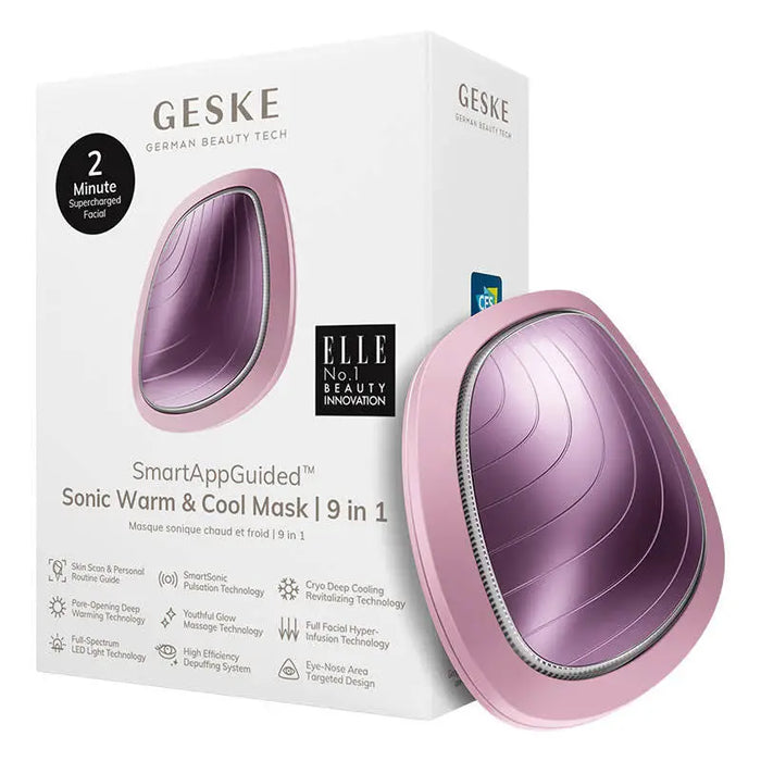 Sonic Warm & Cool Mask 9in1 Geske with APP (pink) - Massagers<<<Facial care devices<<<Health and beauty<<<InnproXML