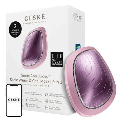 Sonic Warm & Cool Mask 9in1 Geske with APP (pink) - Massagers<<<Facial care devices<<<Health and beauty<<<InnproXML