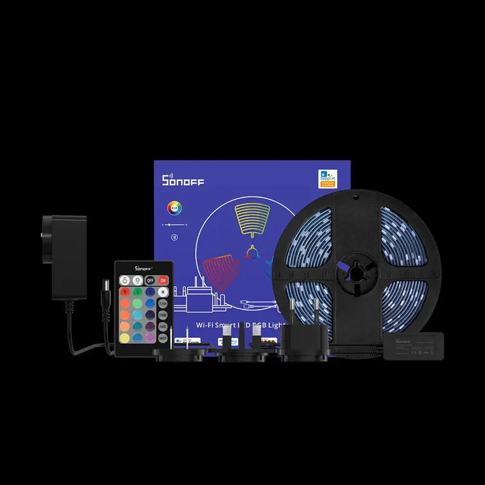Sonoff L2-2M kit intelligent waterproof LED strip 2m RGB remote control Wi-Fi power supply - Smart home<<<HurtelXML