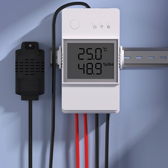Smart WiFi temperature and humidity monitoring switch Sonoff THR320D TH Elite