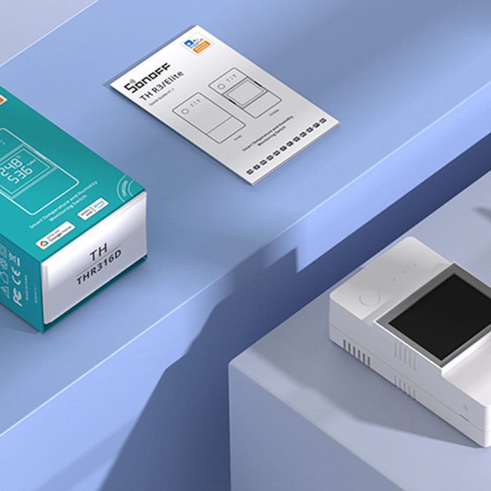 Smart WiFi temperature and humidity monitoring switch Sonoff THR320D TH Elite
