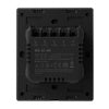 Smart WiFi wall switch SONOFF M5-3C-80 (3-channel, for frame, graphite)