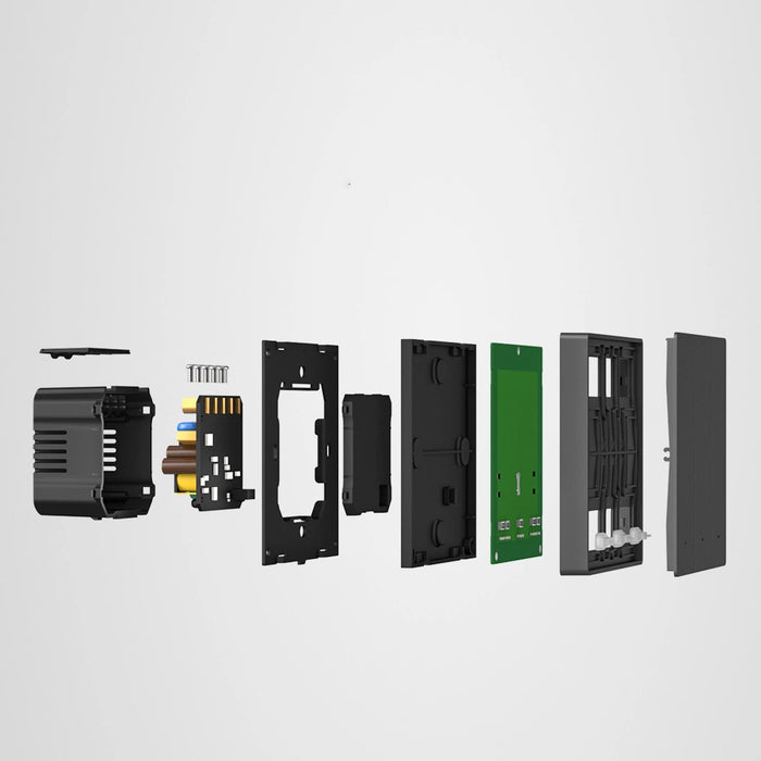 SONOFF M5-3C-80 Smart WiFi Wall Switch (3-channel, flush-mount, graphite)