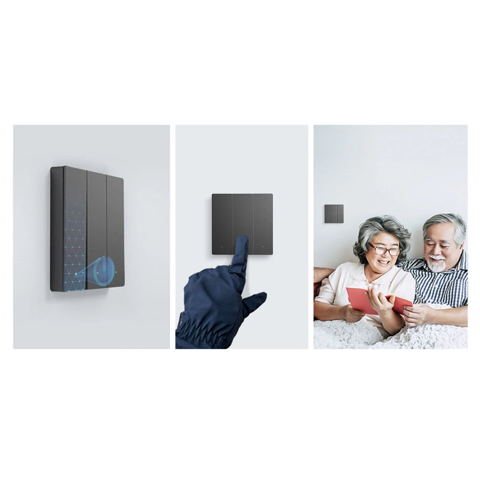 Smart Scene Wall Switch WiFi Sonoff M5 3C (3-channel)