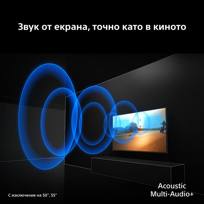 TV SONY BRAVIA 7II K-65XR75M2 4K Ultra HD RGB-MINI LED SMART TV, GOOGLE TV, 65.0 ", 164.0 cm