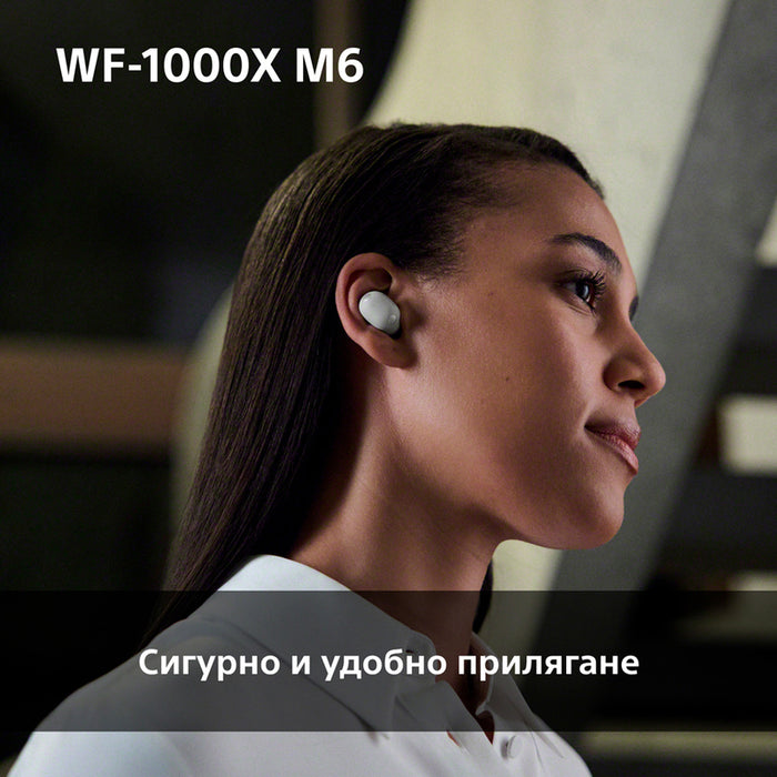 True wireless headphones SONY WF1000XM6B WITH ANC WIRELESS CONNECTION, BLACK