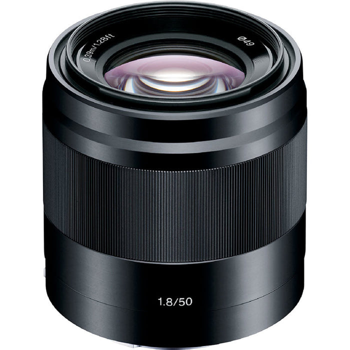 SONY SEL 50MM F1.8 BLACK Lens