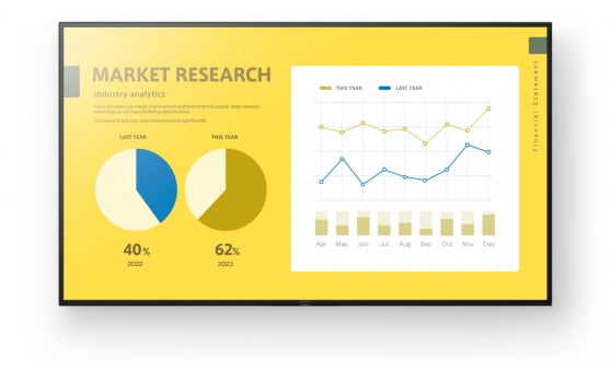 SONY FW-65EZ20L 65inch Professional Display Rated For 16/7 Operation With Essential Professional Functions