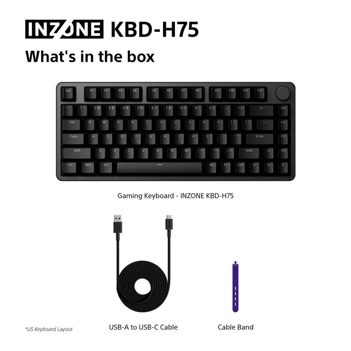 Gaming Keyboard SONY INZONE KBD-H75 Magnetic switch