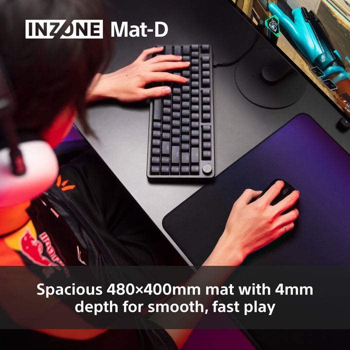 Gaming Mouse Pad 480x400x6 mm SONY INZONE Mat-D MPDD700B.WW