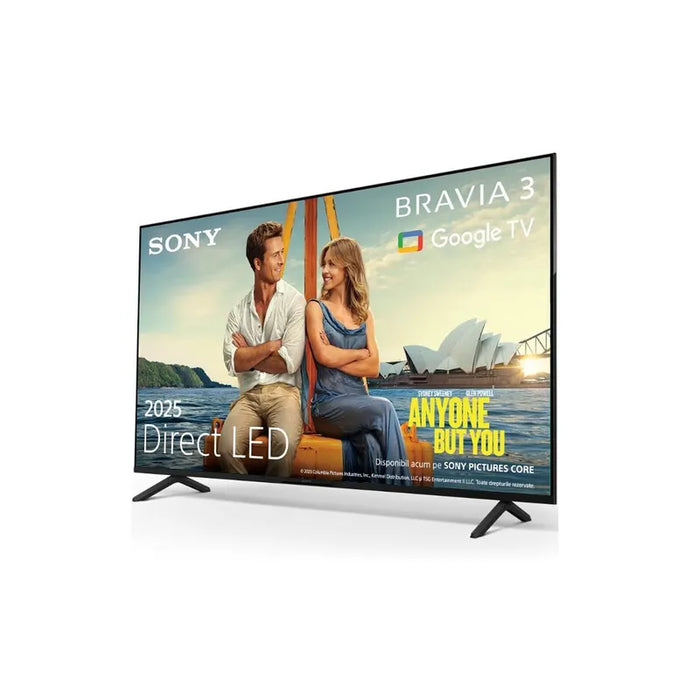 TV SONY Bravia 3 K55S35B, 55" (139 cm), 4K Ultra HD, HDR, Smart TV (Google TV), 2025