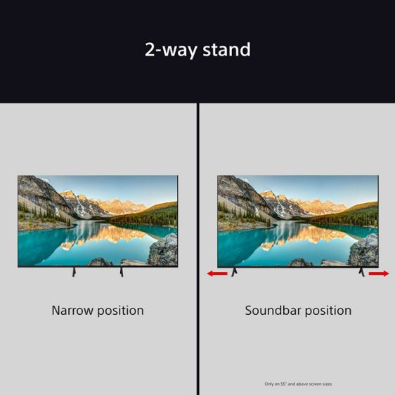 TV SONY Bravia 3 K55S39B, 55" (139 cm), 4K Ultra HD, Smart TV (Google TV) 2025