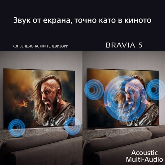 TV SONY Bravia K55XR59B, 55" (139 cm), 4K Ultra HD, Smart Google TV (2025)