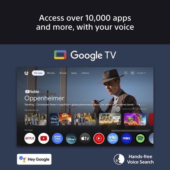 TV SONY Bravia 3 K65S39B, 65" (164 cm), 4K Ultra HD, Smart TV (Google TV) 2025