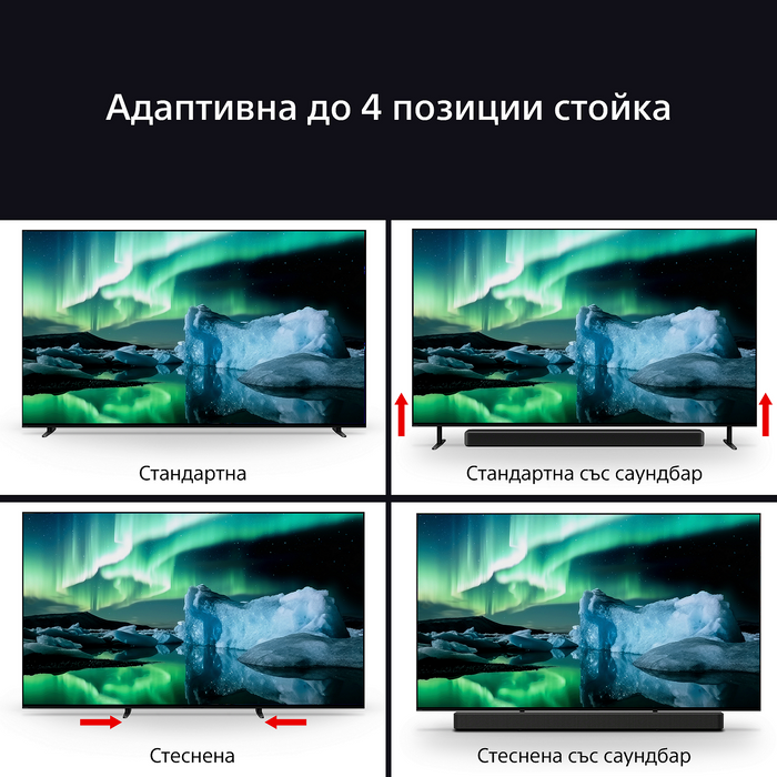 TV SONY Bravia K65XR8APB, 65"(164 cm), OLED 4K Ultra HD, Android, Smart TV