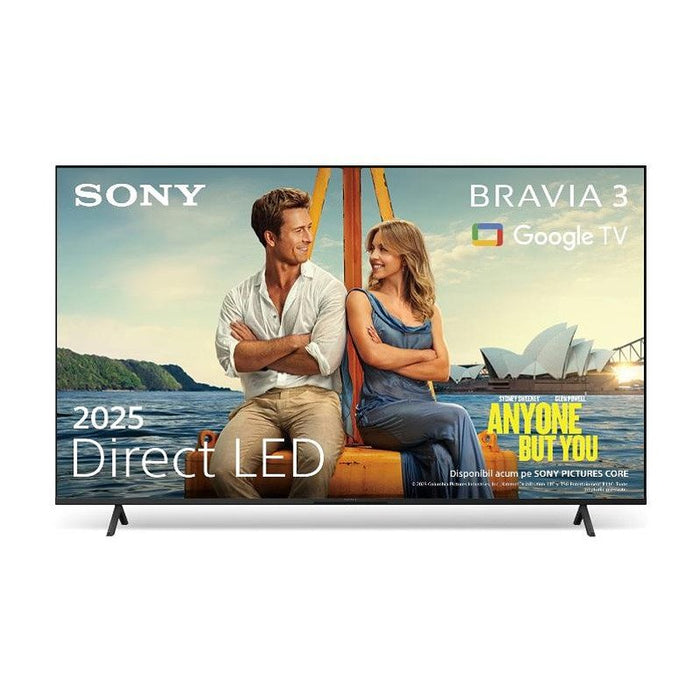 TV SONY Bravia 3 K75S35B, 75" (189 cm), 4K Ultra HD, Smart Google TV
