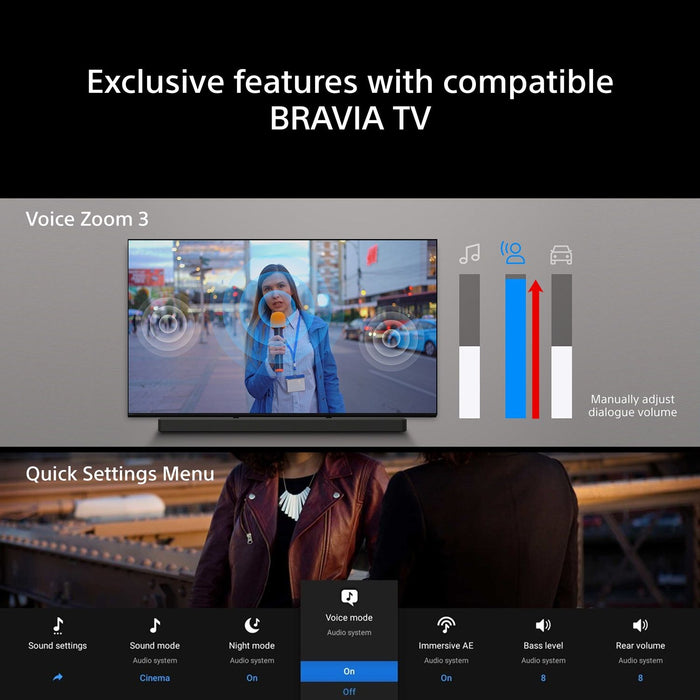 Soundbar system Sony HTA7100KIT BRAVIA Theater Bar 7 + Sub 7