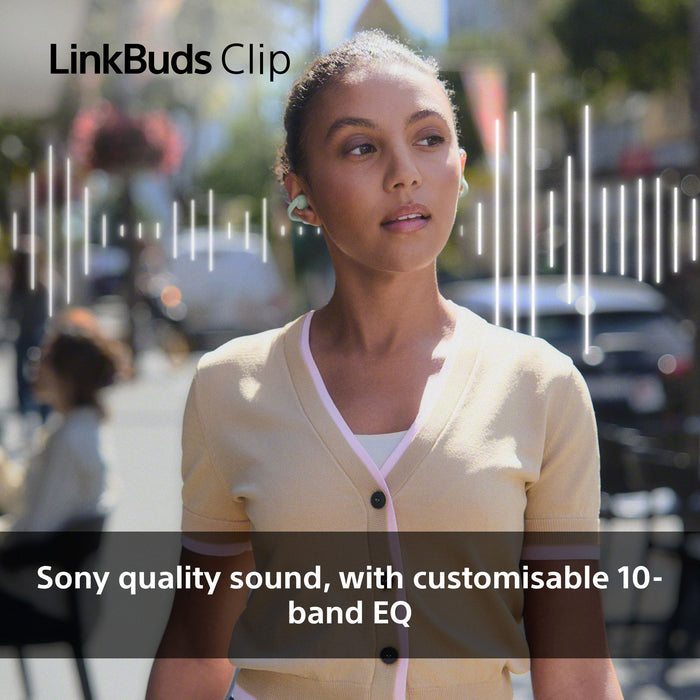 Sony LinkBuds Clip WF-LC900 TWS Open-ear Earbuds , green