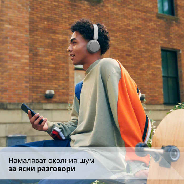 Sony WH-CH520 Bluetooth On-Ear Headphones BT 5.2, White EU