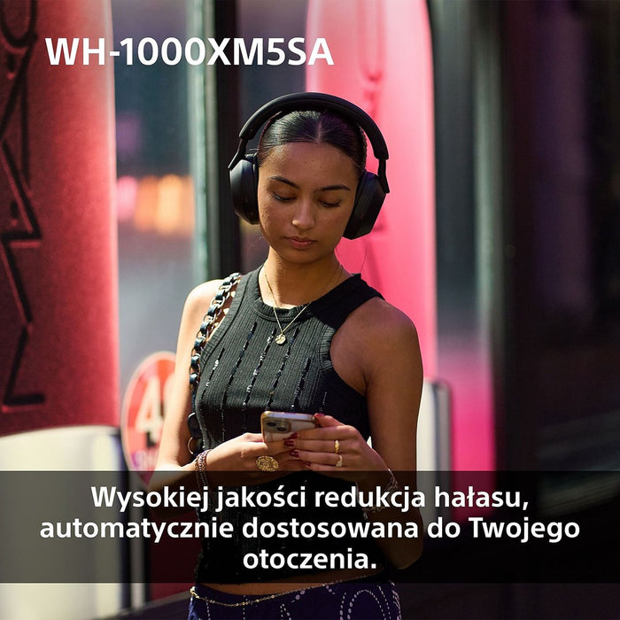 SONY WH-1000XM5SA BLACK WIRELESS HEADPHONES