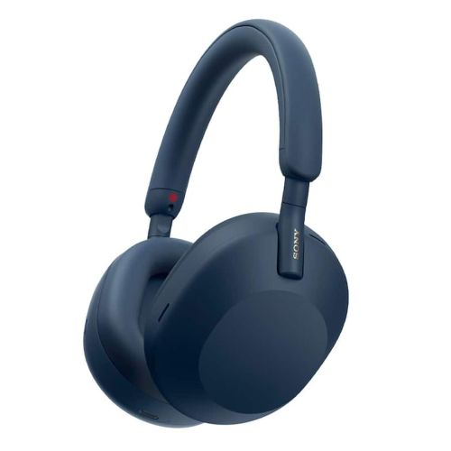 Sony WH-1000XM5 Bluetooth Wireless Over-Ear Headphones, BT 5.0, TWS, Noise Cancelling, Blue EU
