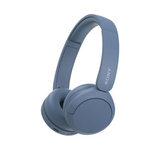 Sony WH-CH520 Bluetooth On-Ear Headphones BT 5.2, Blue EU