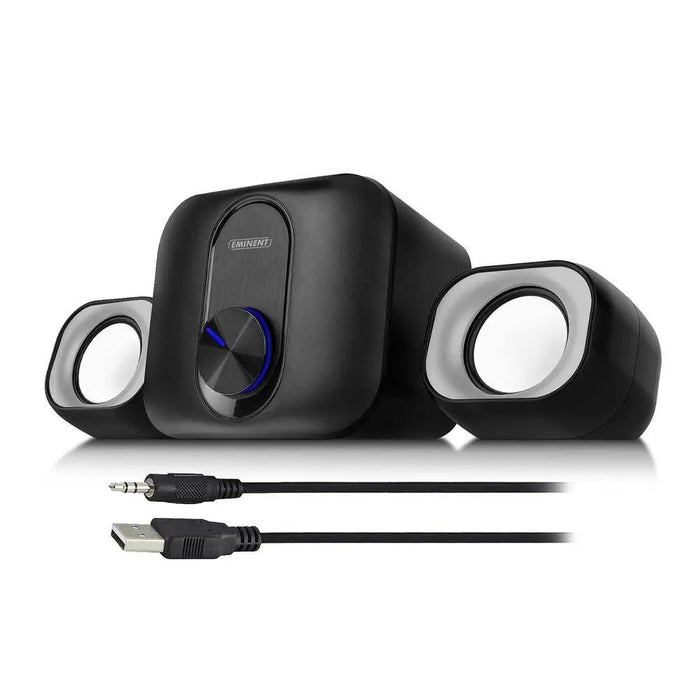 Sound system EWENT Eminent 2.1 3.5 mm USB 11W - Звукови системи и тонколони<<<Компютърна периферия<<<ValiAPI