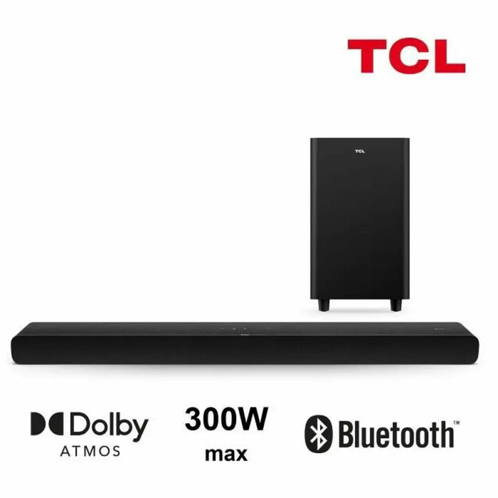 Soundbar TCL Black 300 W - Електроника Звук<<<Компютри| Електроника<<<BigBuy&&&Тонколони<<<Електроника Звук<<<Компютри|