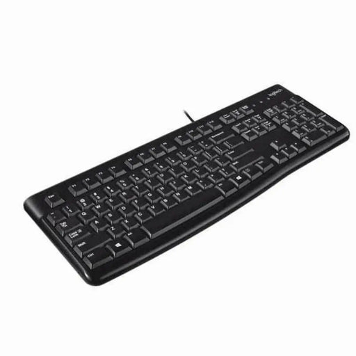 Spanish Qwerty Logitech K120 USB Black Spanish Qwerty QWERTY - Електроника Периферни и резервни части<<<Компютри|