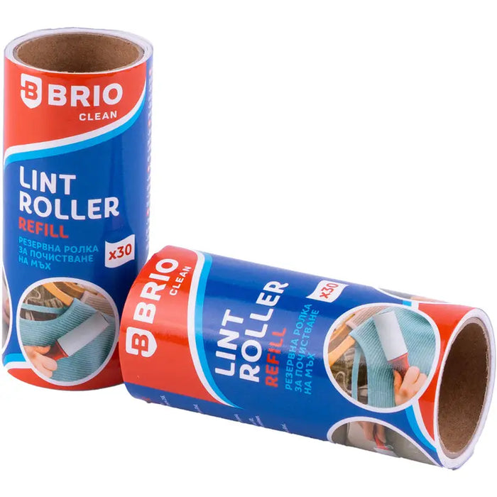 SPARE ROLLS FOR CLOTHES CLEANING 2 X 30 BRIO - Домакински продукти<<<Домашни потреби<<<Кухня<<<Praktiker