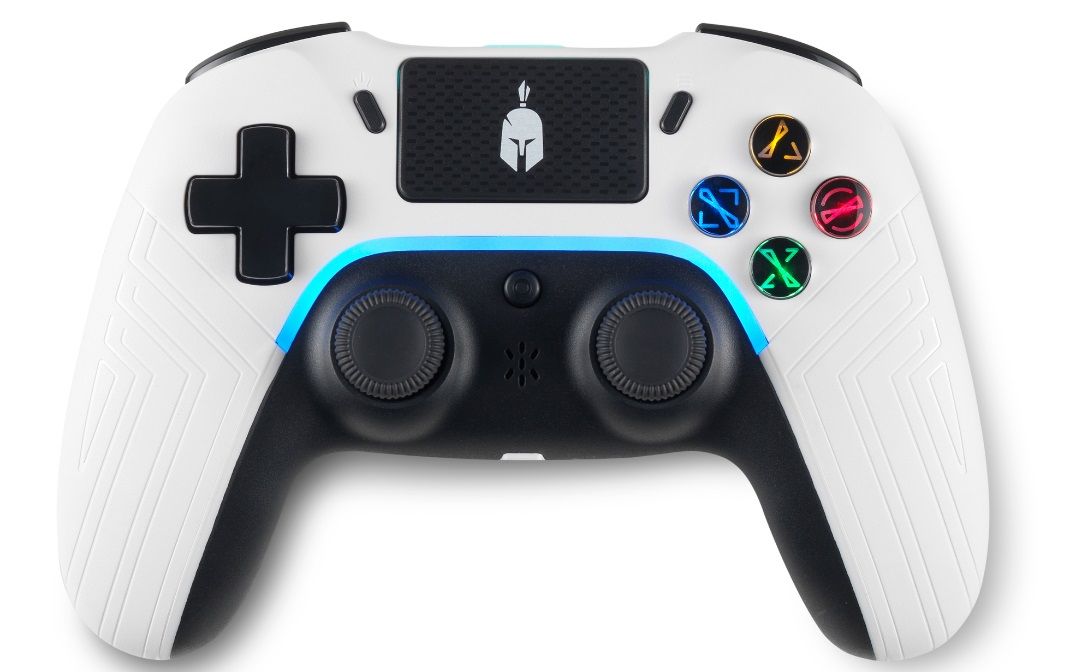 Spartan Gear Aspis 4 Wireless Gamepad, for PC and PS4, White