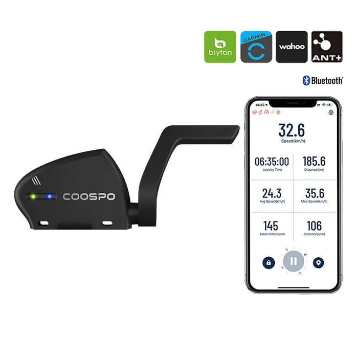 Speed and Cadence Sensor Coospo BK805 compatibile with Wahooo Garmin Bryton etc. - Sensors<<<Bicycle