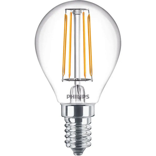 Spherical LED Light Bulb Philips Equivalent E14 40 W F (4000 K) - Декорация и Осветление<<<Дом Градина<<<BigBuy&&&LED