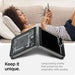 Spigen Airskin Case for Samsung Galaxy Z Flip 6 - Dark Gray (Zero One Pattern) - Cell phone cases and covers<<<HurtelXML