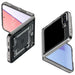 Spigen Airskin Case for Samsung Galaxy Z Flip 6 - Dark Gray (Zero One Pattern) - Cell phone cases and covers<<<HurtelXML