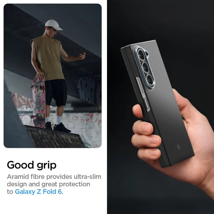 Spigen AirSKIN Case for Samsung Galaxy Z Fold 6 - Black - Cell phone cases and covers<<<HurtelXML